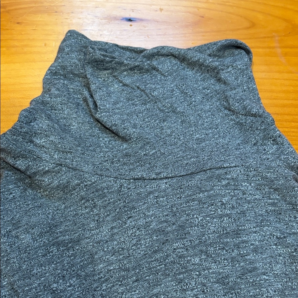 MADEWELL M Heather Mercury Whisper Cotton Turtleneck Shirt Long Sleeve - Picture 4 of 7